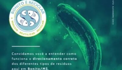 Sema lança nova Cartilha de Destinação de Resíduos de Bonito