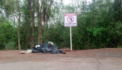Prefeitura faz apelo para que NÃO joguem lixo às margens das rodovias e estradas vicinais em Bonito