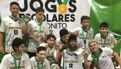 Voleibol movimenta os Jogos Escolares Municipais em 4 categorias em Bonito
