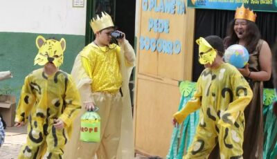 Instituto Mirim Ambiental exibe teatro de fantoches nas escolas municipais de Bonito