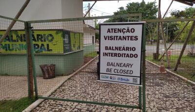 ATENÇÃO: Balneário Municipal está interditado nesta sexta-feira (21) em Bonito (MS)