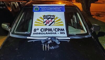 Em Sidrolândia, Polícia Militar recupera carro furtado e prende dois em flagrante