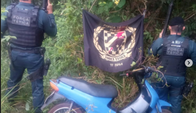 Força Tática recupera em tempo recorde moto furtada em Jardim.
