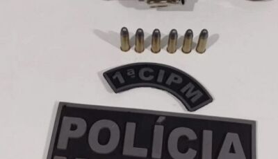 Polícia Militar prende homem por porte ilegal de arma de fogo em Bonito