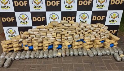 Adolescente é apreendido pelo Dof com quase 150 Kg de drogas