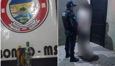 Homem é preso por fornecendo bebida alcoólica a menor de idade e xingar Guarda Municipal em Bonito