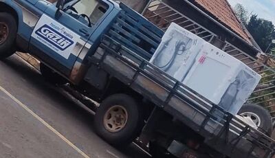 Bandidos invadem Loja Gazin e fazem limpa nos eletrodomésticos e levam caminhonete de funcionário