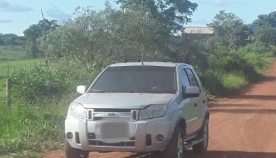 SIG localiza veículo furtado, abandonado na região da Segunda Curva em Jardim