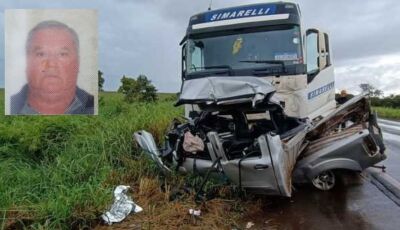 Identificado o condutor de caminhonete que morreu em acidente com carreta bitrem