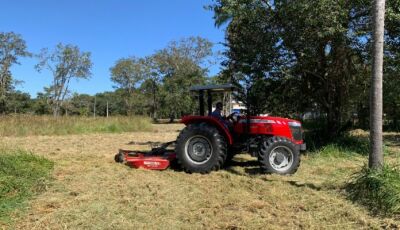 Prefeitura realiza limpeza de terrenos públicos de Bonito