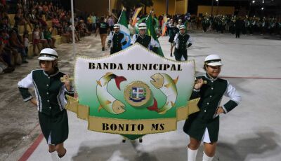 Banda Mun. de Bonito participa da 4. etapa do circuito de Sul-mato-grossense de Bandas e fanfarras 