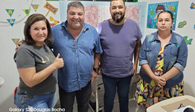 Josmail visita Unidade de Saúde, agradece Sonia Percigili e conversa com equipe no Águas do Miranda