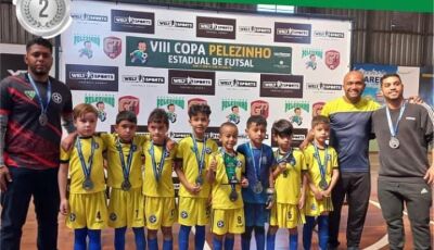 Bonito é vice-campeão da Copa Pelézinho nas categorias Sub07 e Sub13