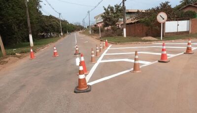 Atenção: rua Cândido Luiz Braga, em Bonito, volta a ter trecho com mão única