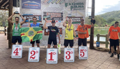 Comandante dos Bombeiros de Bonito MS conquista o 3 lugar Geral no Trail Running da Fazenda Piana.