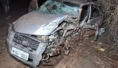 Homem morre após bater carro durante ultrapassagem na BR-163