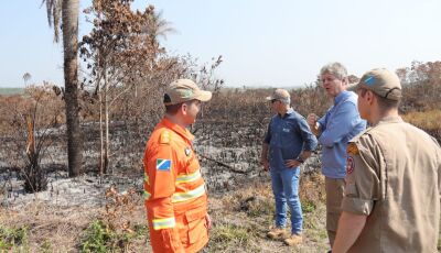 BONITO E REGIÃO: Governo acompanha ações de combate a incêndios florestais