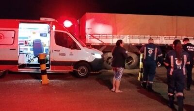 Esposa acorda com marido morto em cabine de caminhão em Dourados