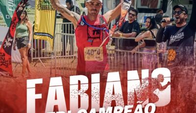 Bonitense Fabiano da Silva se torna Tri Campeão no Trail Run Serra da Bodoquena. 
