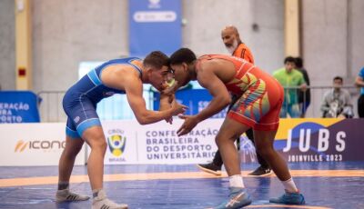 Pelo terceiro ano seguido, MS domina o wrestling nos Jogos Universitários Brasileiros e segue invict