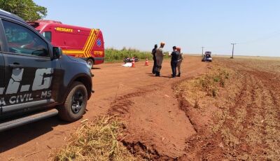 Motociclista morre em acidente após tentar ultrapassagem em cidade de MS