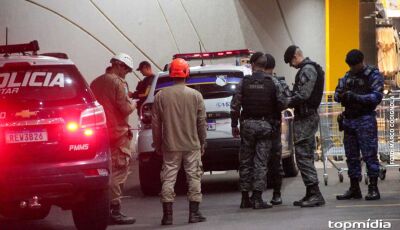 Homem é morto a tiros no estacionamento de supermercado em Mato Grosso do Sul