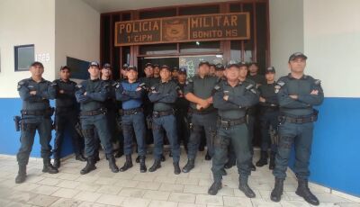 Bonito realiza reunião com policiais militares 