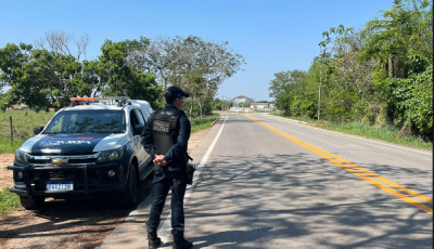 Após 4 horas de perseguição pela região do Pantanal, PM de Bodoquena prende foragido da Justiça.