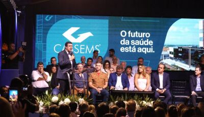 Em Dourados, governador Eduardo Riedel participa da entrega do novo hospital da Cassems