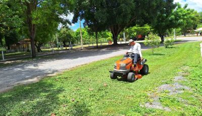 Balneário Municipal recebeu manutenção e funciona normalmente nesta quarta-feira