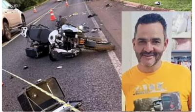 Polícia identifica motociclista morto em acidente após pneu estourar em MS