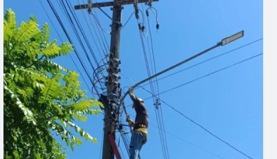 Prefeitura instala led em toda a extensão da Rua General Osório em Bonito