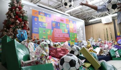 Campanha Caixa Encantada encerra arrecadação de brinquedos com evento nesta segunda