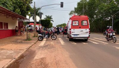 Pai faz vaquinha para enterro de bebê morta em acidente de moto em MS