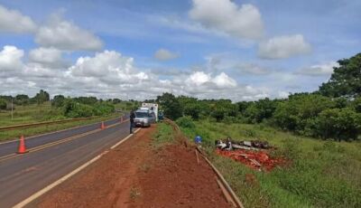 Motorista morre ao cair em barranco na MS-306 