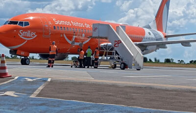 Aeroporto de Bonito tem recorde de turistas em 2023, com a chegada de 60.220 passageiros