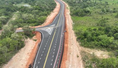 Com asfalto novo, Rodovia do Turismo integra centro de Bonito aos balneários do Rio Formoso