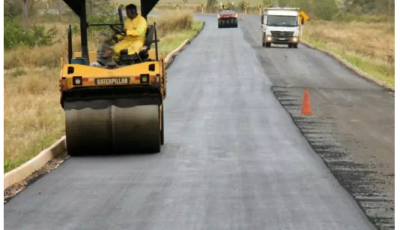 Pavimentação da Estrada do 21 chega aos 6 quilômetros finais