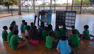 Crianças da Rede Municipal de Bonito participam de atividades de educação ambiental 