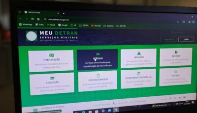 Primeiro emplacamento de veículo pode ser feito direto no site do Detran em MS
