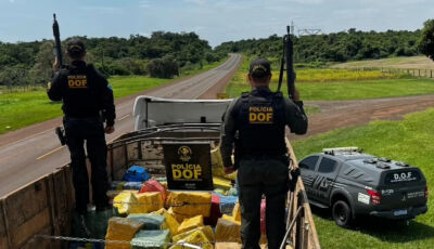 DOF faz apreensão de 8 toneladas de Maconha e Cigarros contrabandeados. VEJA VÍDEOS! 