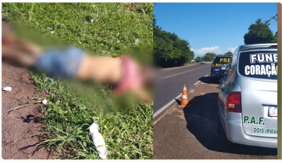 Homem é encontrado morto às margens de rodovia em MS