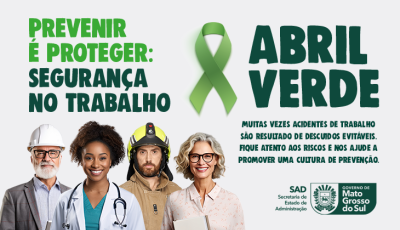 Campanha do governo do Estado alerta sobre importância de segurança no trabalho