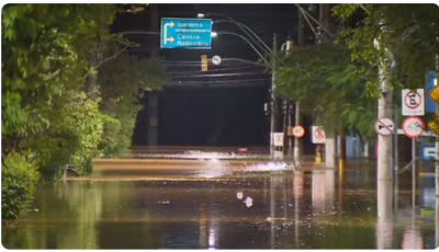 Nível do Guaíba baixa 15 cm em 24 horas, mas água segue avançando pelas ruas no RS