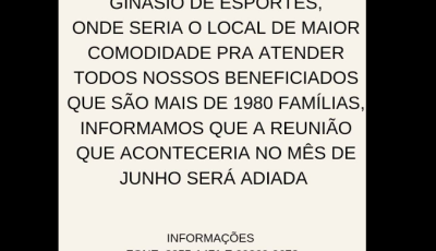 Reunião com os beneficiários do programa Bolsa Família é cancelada em Bonito