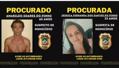 Pai e filha são procurados por mandar matar irmãos em MS