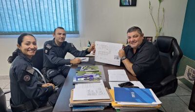 Reunião discute meios de construção de novo prédio da Polícia Militar de Bonito