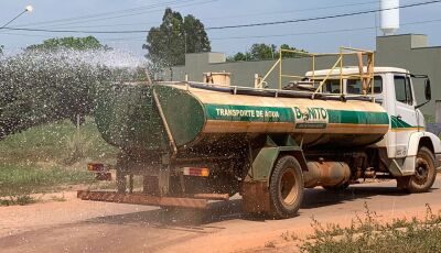 Com seca, Bonito alerta aumento de solicitações por Caminhão Pipa