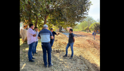 Prefeito Josmail Rodrigues vistoria obras da Vila Maruca