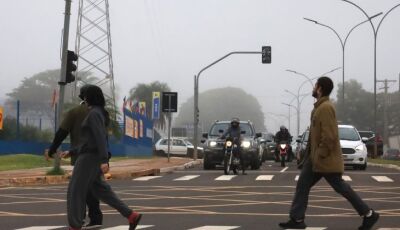 Frente fria avança em Mato Grosso do Sul e mantém temperaturas amenas nesta sexta-feira